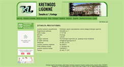 Desktop Screenshot of kretingosligonine.lt